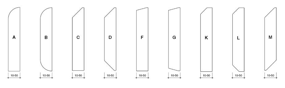 HDPE-Profilierungen