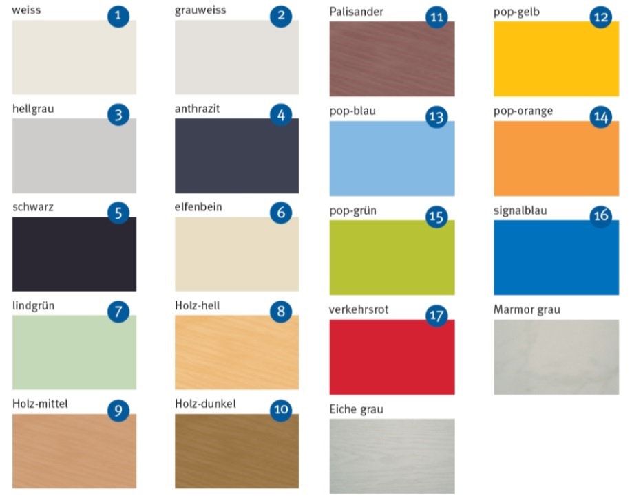 Farben OPAL PVC Paneele